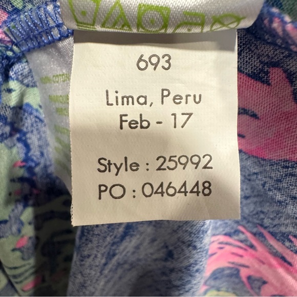 Lilly Pulitzer Erin Dress in Indigo All A Glow Sz XL - Picture 11 of 13